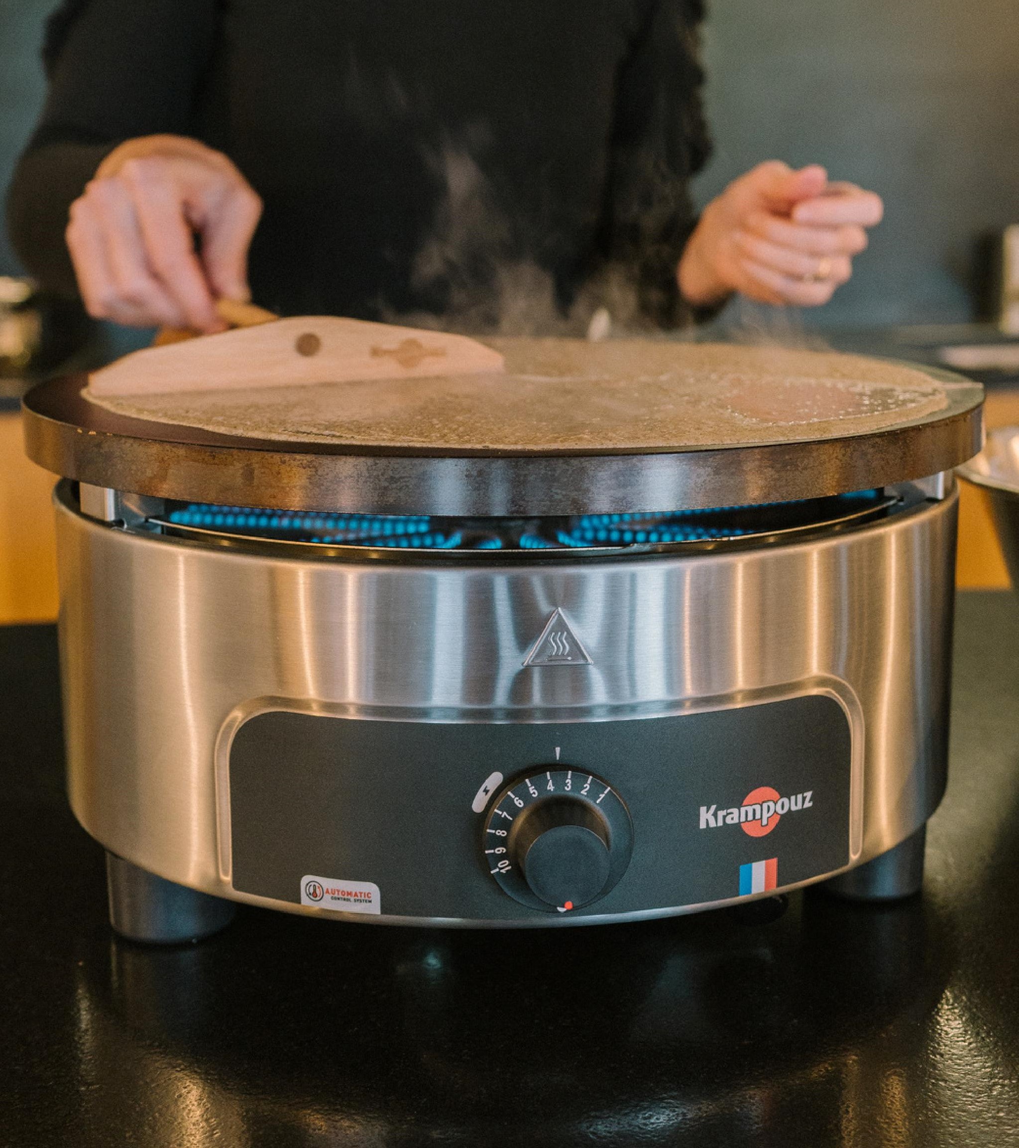 Win Krampouz cooking equipment